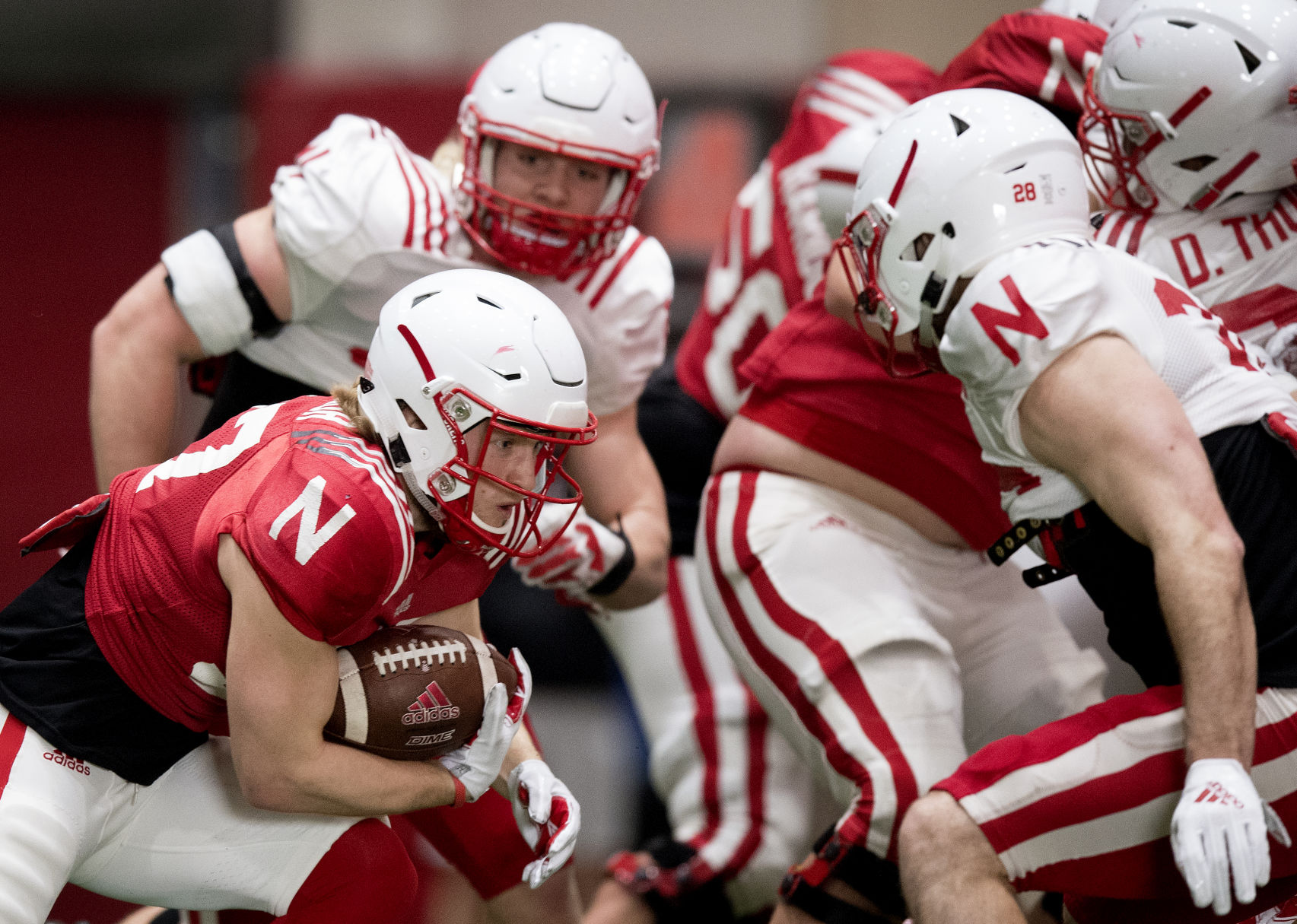 Spring Football Practice, 3.27